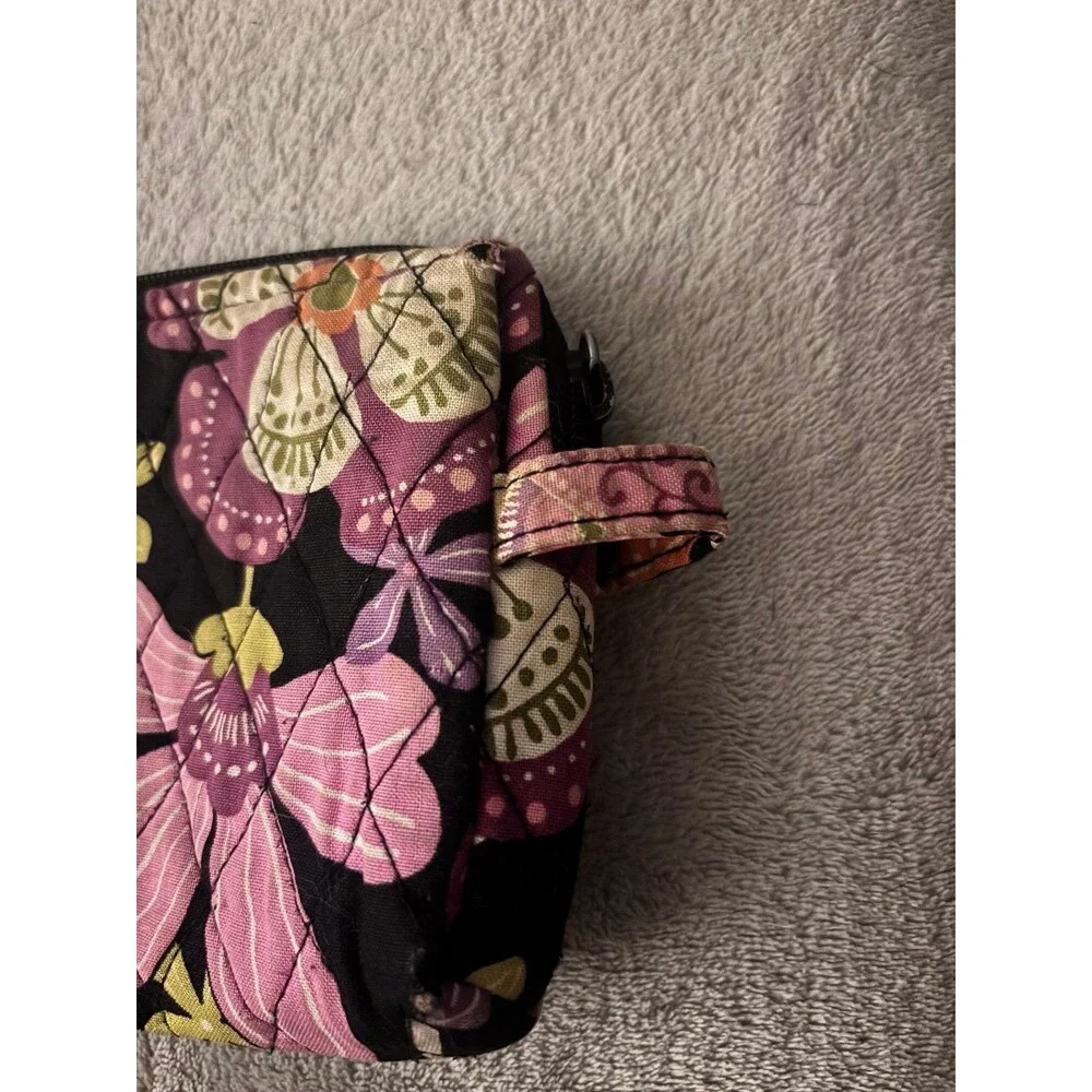 Vera Bradley Pirouette Large Quilted Cosmetic Makeup Bag Pouch